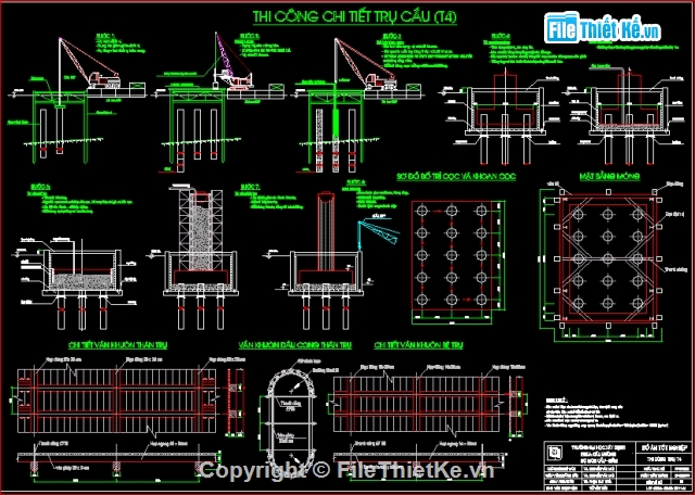 File cad,cầu dầm,bản vẽ cầu,bản vẽ cầu đường,bản dầm cầu trục,cầu dầm cáp hỗn hợp